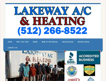 Tablet Screenshot of lakewayac.com